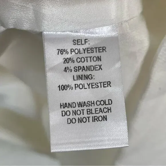 Lulus Dinah White One-Shoulder Ruffle Sleeve Dress Size Small EUC - Picture 12 of 12